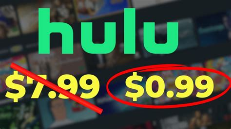 Hulu Black Friday 2023 Deal 99 Cents A Month For An Entire Year YouTube