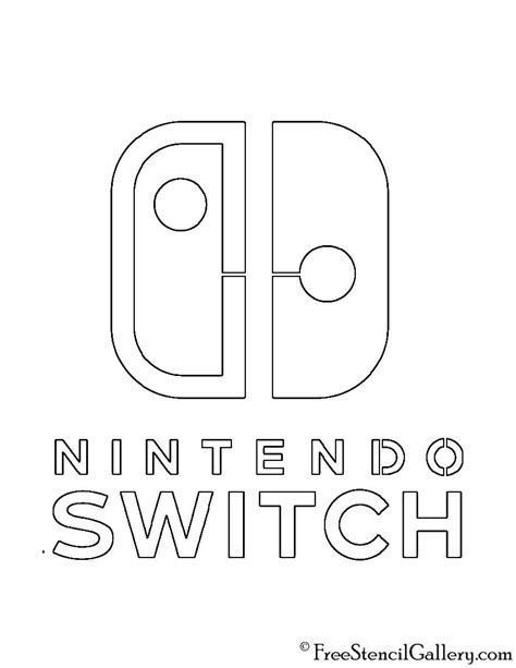 Nintendo Switch Coloring Pages