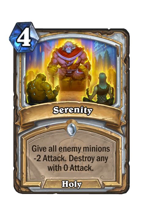 Serenity Best Hearthstone Decks Hsreplay Net