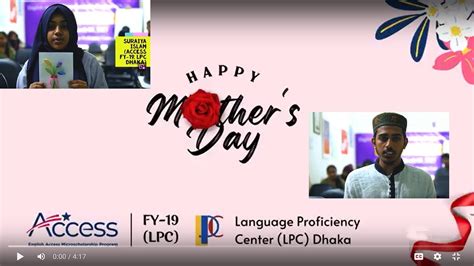 Mother S Day English Access Microscholarship Program FY19 Language