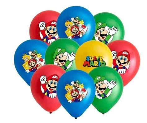 BALONY SUPER MARIO BROS ZESTAW BALONÓW 10 SZTUK Warszawa Kup teraz