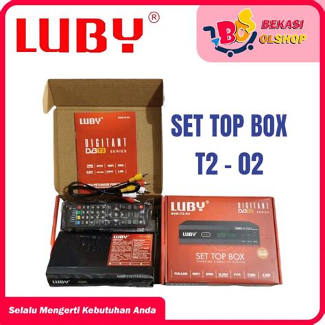 Jual SET TOP BOX TV DIGITAL RECEIVER LUBY T2 02 STB LUBY 02 Shopee