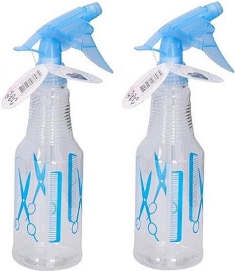 2x Waterverstuivers Spuitflessen 500 Ml Blauw Plantenspuiten