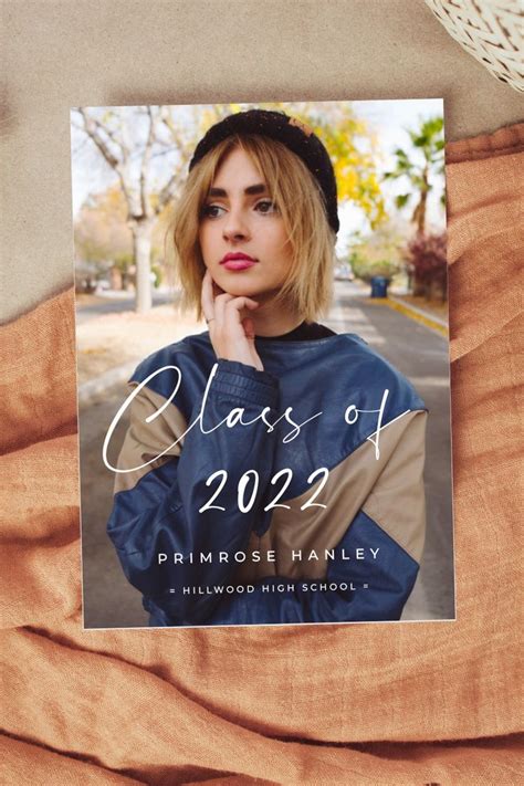 Class Of 2022 Graduate Photo Template Graduation Templates Graduation