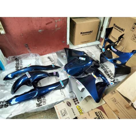 Jual Body Full Set Fairing Barong Tangki Ninja Rr Old Zx Cbu Biru Navy