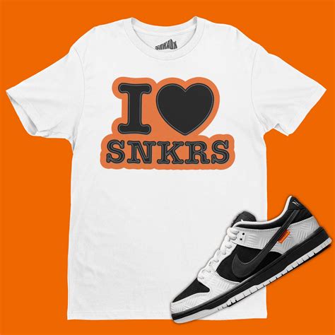 Tightbooth Dunks Matching T Shirt I Love Sneakers Tee Sneakerhead
