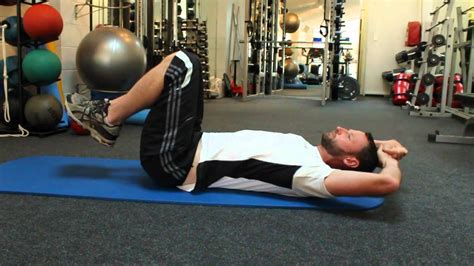 Crunches With Legs Raised Level 4 Youtube
