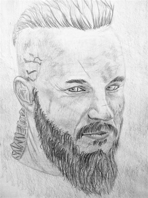 My Draw Ragnar Male Sketch Draw Drawings To Draw Sketches