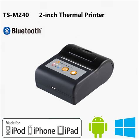 Smallest Handheld Mini 58mm Bluetooth Thermal Receipt Label Printer Ts