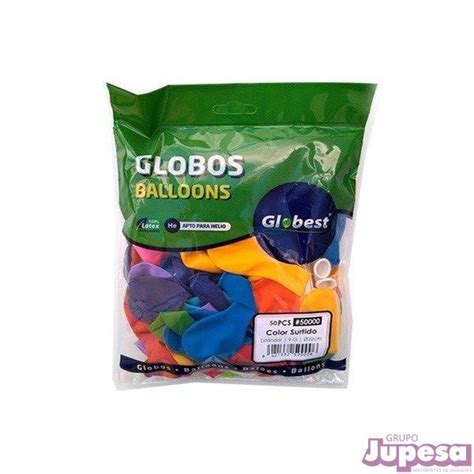 BOLSA 100 GLOBOS COLORES SURTIDOS