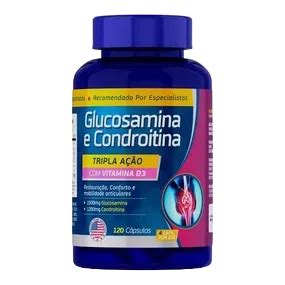 Glucosamina 1500mg e Condroitina 1200mg 120 Cápsulas Shopee Brasil