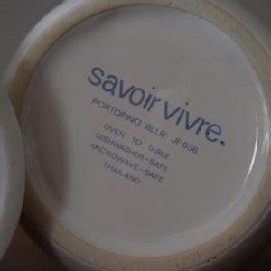 Savoir Vivre Portofino Blue Jf Creamer Large Salt Pepper Shakers