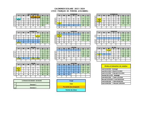 Calendario Escolar 2023 2024