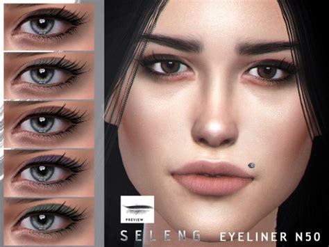 Eyeliner N50 By Seleng Sims 4 Eyes