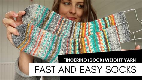 Fast And Easy Socks In Fingering Weight Yarn How To Count Rounds Rows