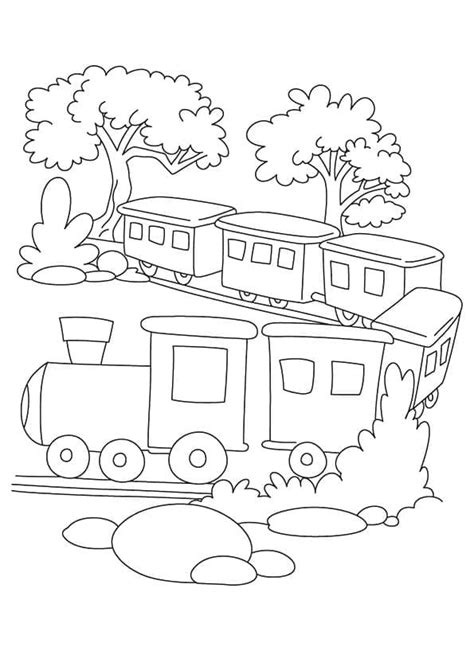 Desenhos De Viagem De Trem Para Colorir E Imprimir Colorironline