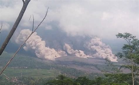 Hujan Abu Vulkanik Akibat Erupsi Gunung Semeru Guyur Satu Kecamatan Di