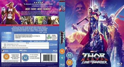 Thor Love And Thunder 2022 R2 Uk Blu Ray Cover And Label Dvdcovercom