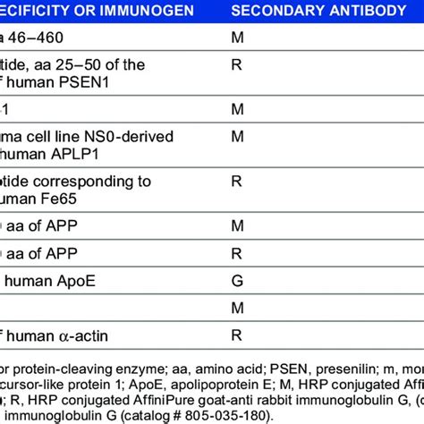 Western Blot Analysis Of Male Xfad Tg Mice At Months Months And