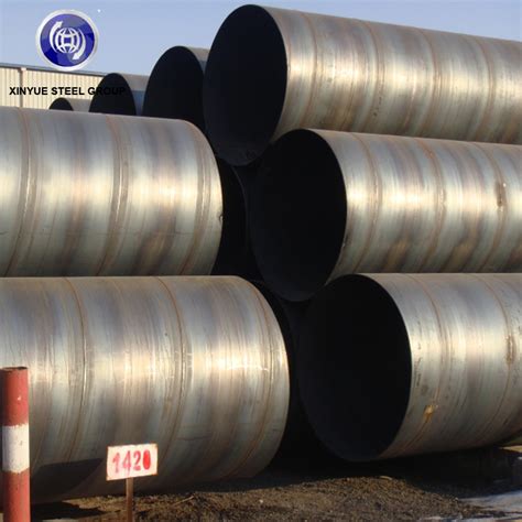 S355jr Carbon Steel Ssaw Spiral Welded Marine Piling Construction Steel