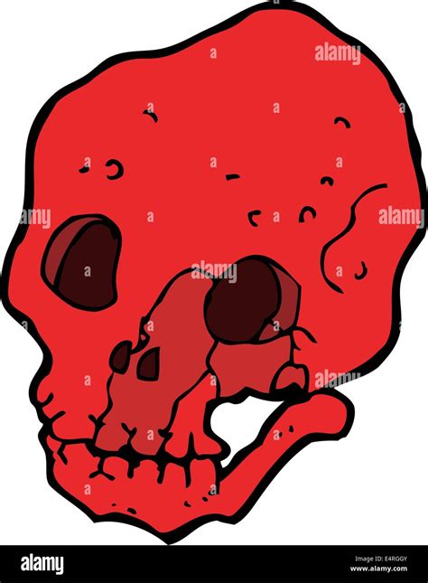 Cartoon Spooky Skull Stock Vector Image And Art Alamy