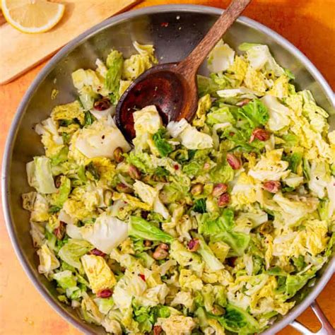 Easy Sauteed Savoy Cabbage No Boiling Necessary Beat The Budget