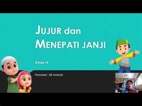 Agustus Video Ppt Jujur Dan Menepati Janji Kls Youtube