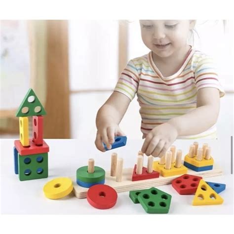 Samtoys Montessori Ahşap Geometrik Şekil Yerleştirme Oyunu Fiyatı