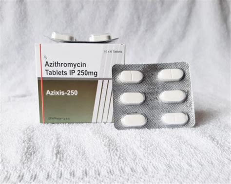 AZIXIS 250 TABLETS Azithromycin 250 Mg Allopathic Tablets Orion