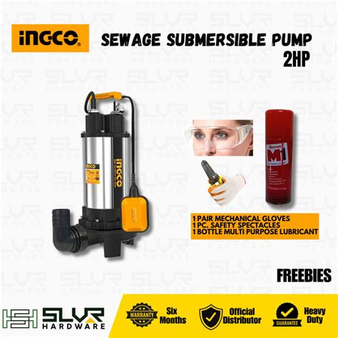 Ingco Sewage Industrial Submersible Pump W Hp For Dirty Water