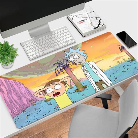 Rick And Morty Mouse Pad Gaming Desk Mat Customized Mouse Pad