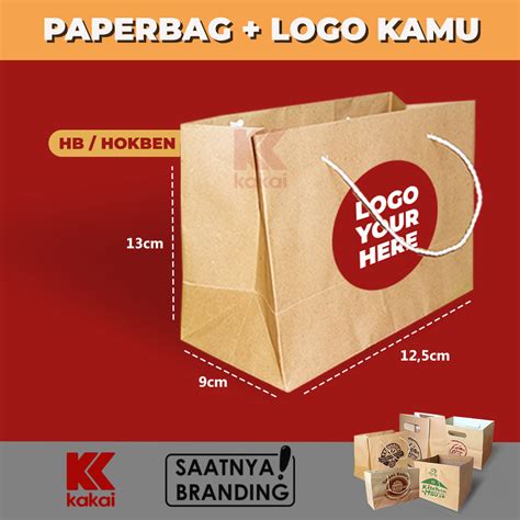 Jual Custom Tas Kertas Sablon Tas Kertas Sablon Paperbag Pcs