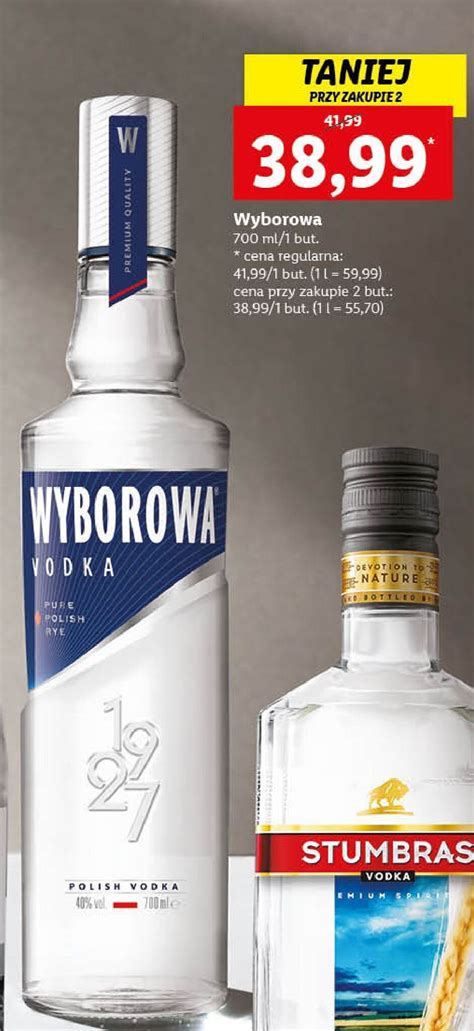 Promocja W Dka Wyborowa Vodka W Lidl