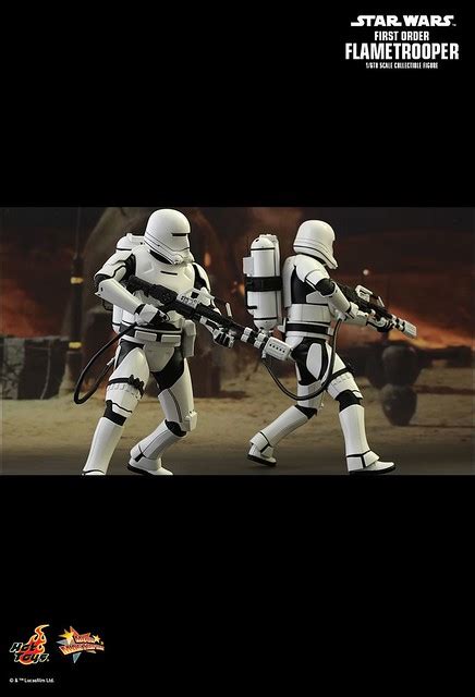 Hot Toys MMS 星際大戰七部曲原力覺醒帝國火焰兵 比例 First Order Flametrooper