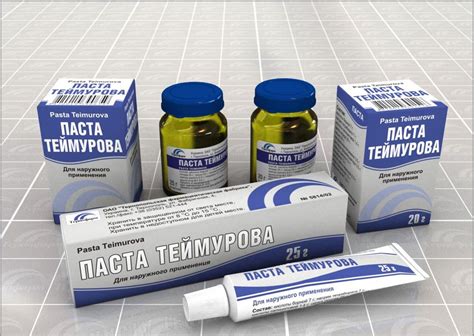 Паста Теймурова от потливости подмышек и стоп: применение