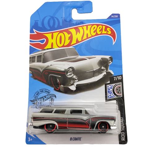 Hot Wheels coche de Metal fundido a presión para niños escala 1 64 8 cajas regalo 2020 74