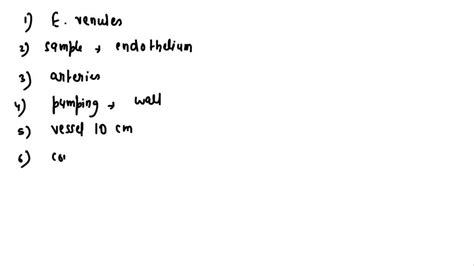 Solved 52 V S X And 3 3 206 80 F3 E D Question 2 How Would Arterial Pressure Be Affected If