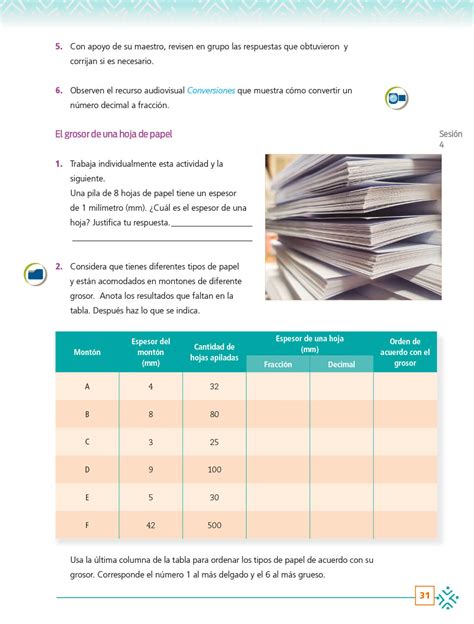 Matemáticas Primero Telesecundaria 2022 2023 Página 31 De 274