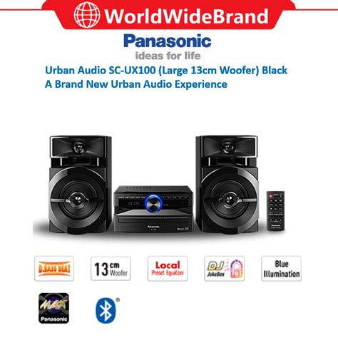 Panasonic Sc Ux Hifi System W Bluetooth Sc Ux Gsxk Shopee