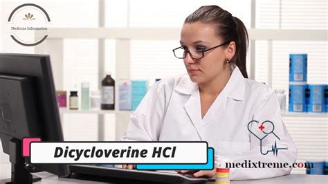 Dicycloverine HCl | Medicine Information - YouTube