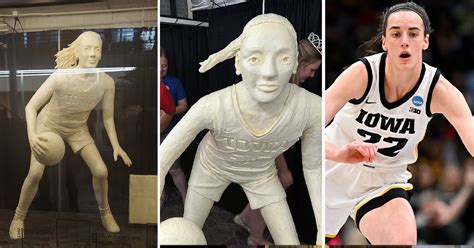 Smooth Like Butter Never Forget When Iowa Honored Caitlin Clark With A Butter Sculpture At The