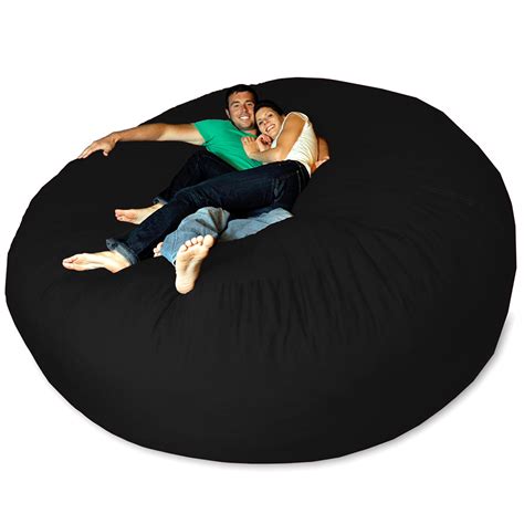 Theater Sacks 8 Huge Bean Bag Chair Black