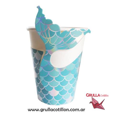 Vaso Sirena X Unidades Comprar En Grulla Mayorista