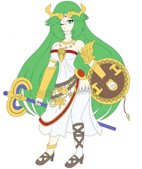 Lady Palutena By Textmessage On Deviantart