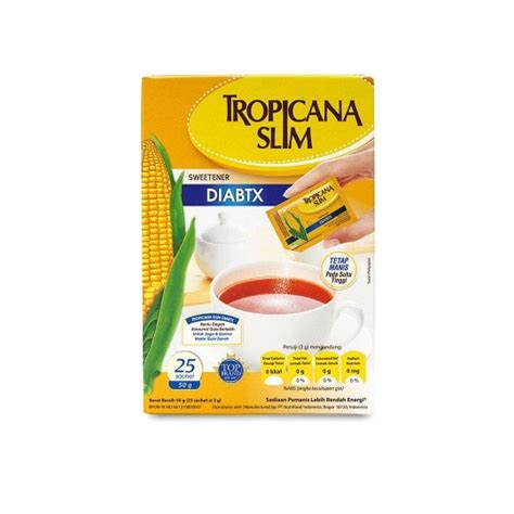 Tropicana Slim Sweetener Diabtx Sachet Kegunaan Efek Samping