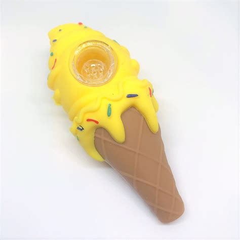 Ice Cream Cone Silicone Hand Pipe Kings Pipes