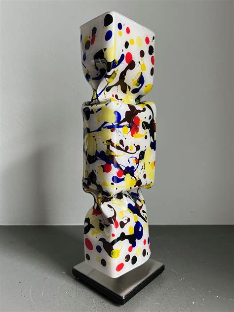 Homage To Jackson Pollock White By Ad Van Hassel 2021 Sculpture Artsper