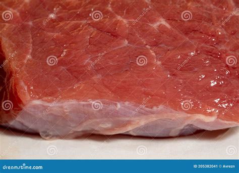 Fresh Raw Red Meat Texture Closeup Marbled Meat Stock Image Image Of