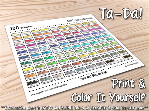 Inktense Swatch Page Derwent Inktense New Colors Pencil Chart Diy