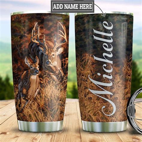 Deer Couple Personalized Tumbler TeeUni